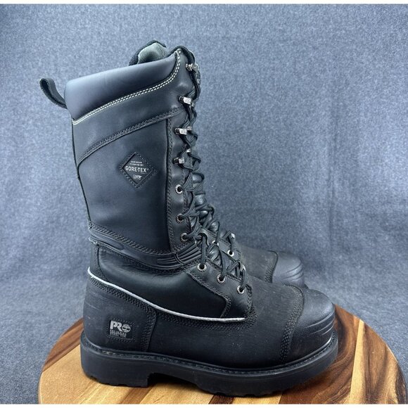 Timberland PRO 14" Met Guard Steel Toe Mining Boots Gravel Pit Mens 10M 95557 - Picture 1 of 13